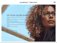 Tablet Screenshot of prodesigndenmark.com